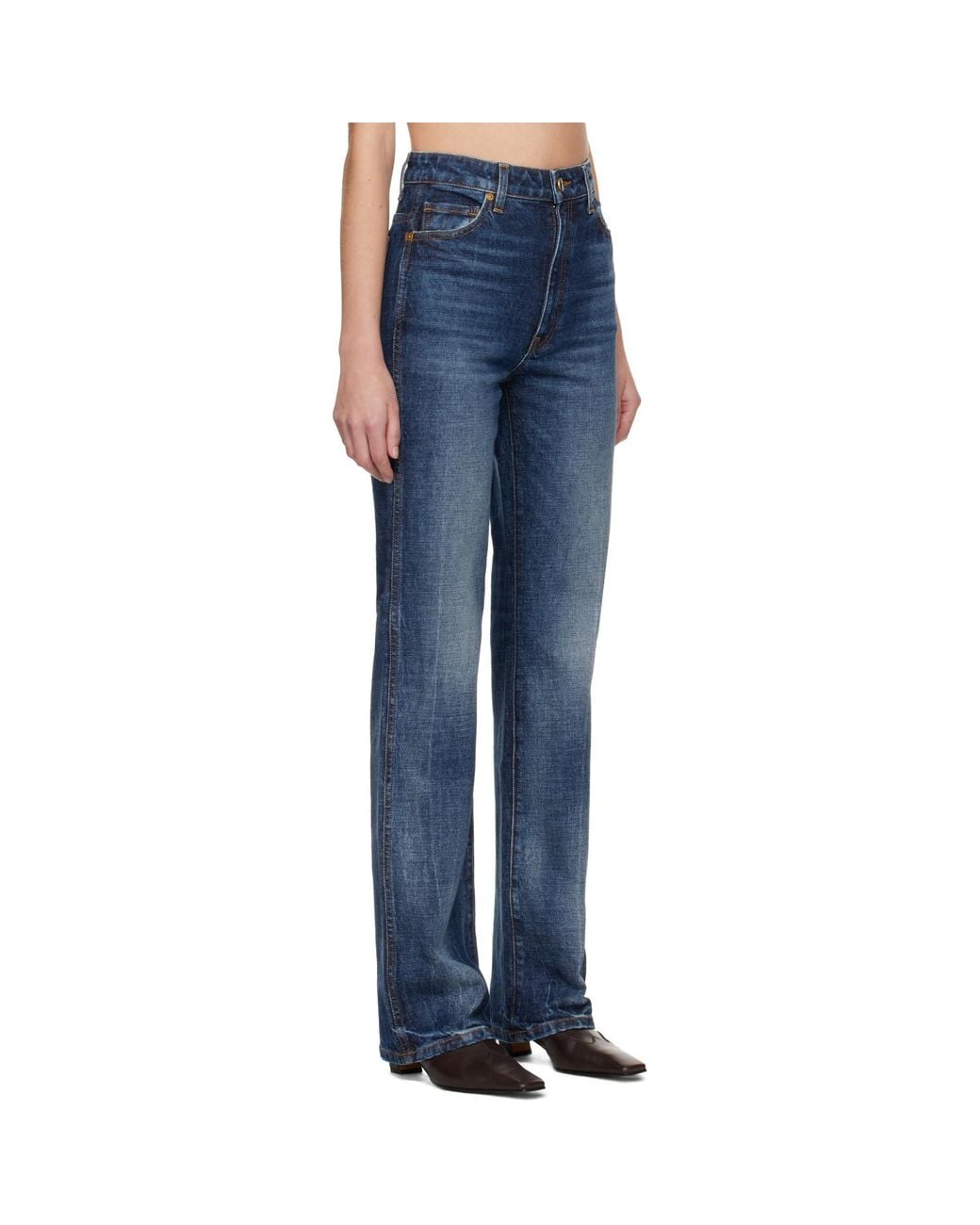 Khaite Blue Danielle Jeans