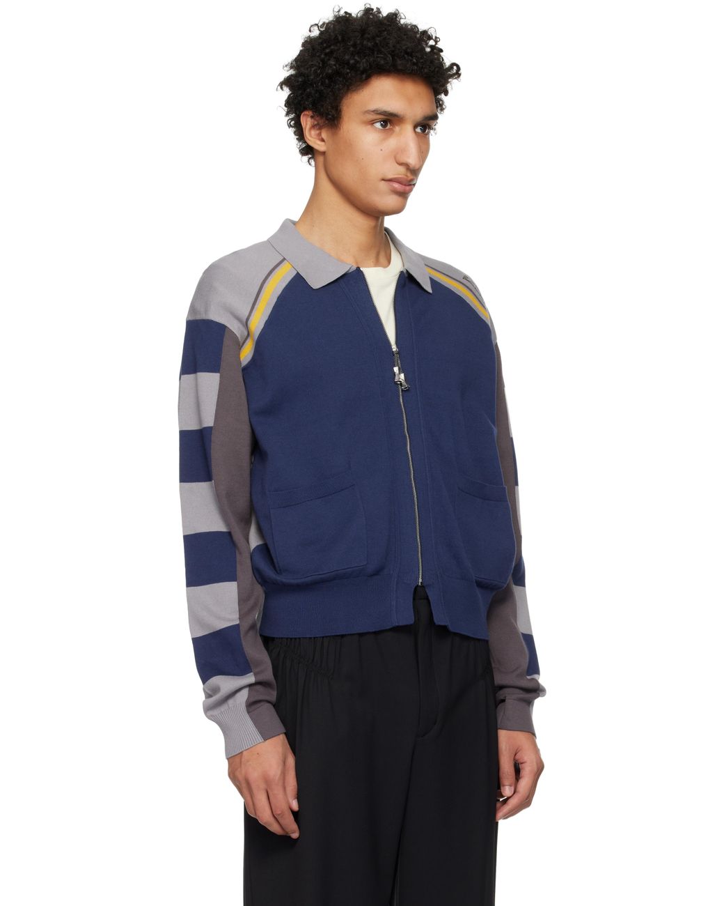 Kiko Kostadinov Blue Kest Cardigan for men