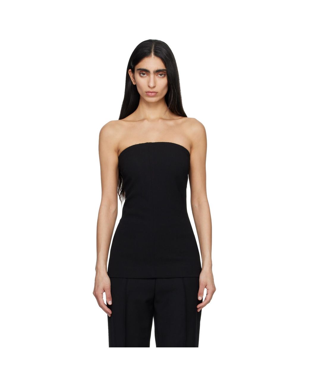 Entire studios Black Fin Tube Top