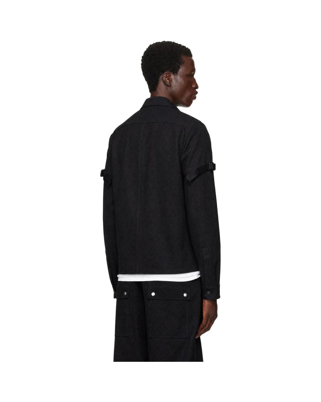 Rick Owens Black Tower Bonotto Roland Shirt for men
