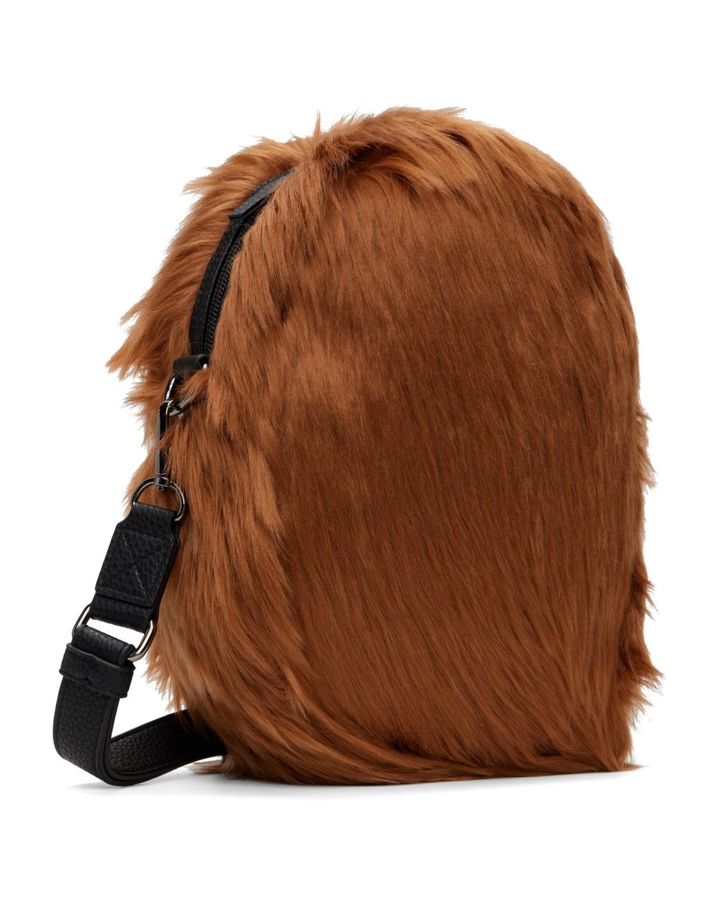 A Bathing Ape Brown Ape Head Shoulder Bag for men