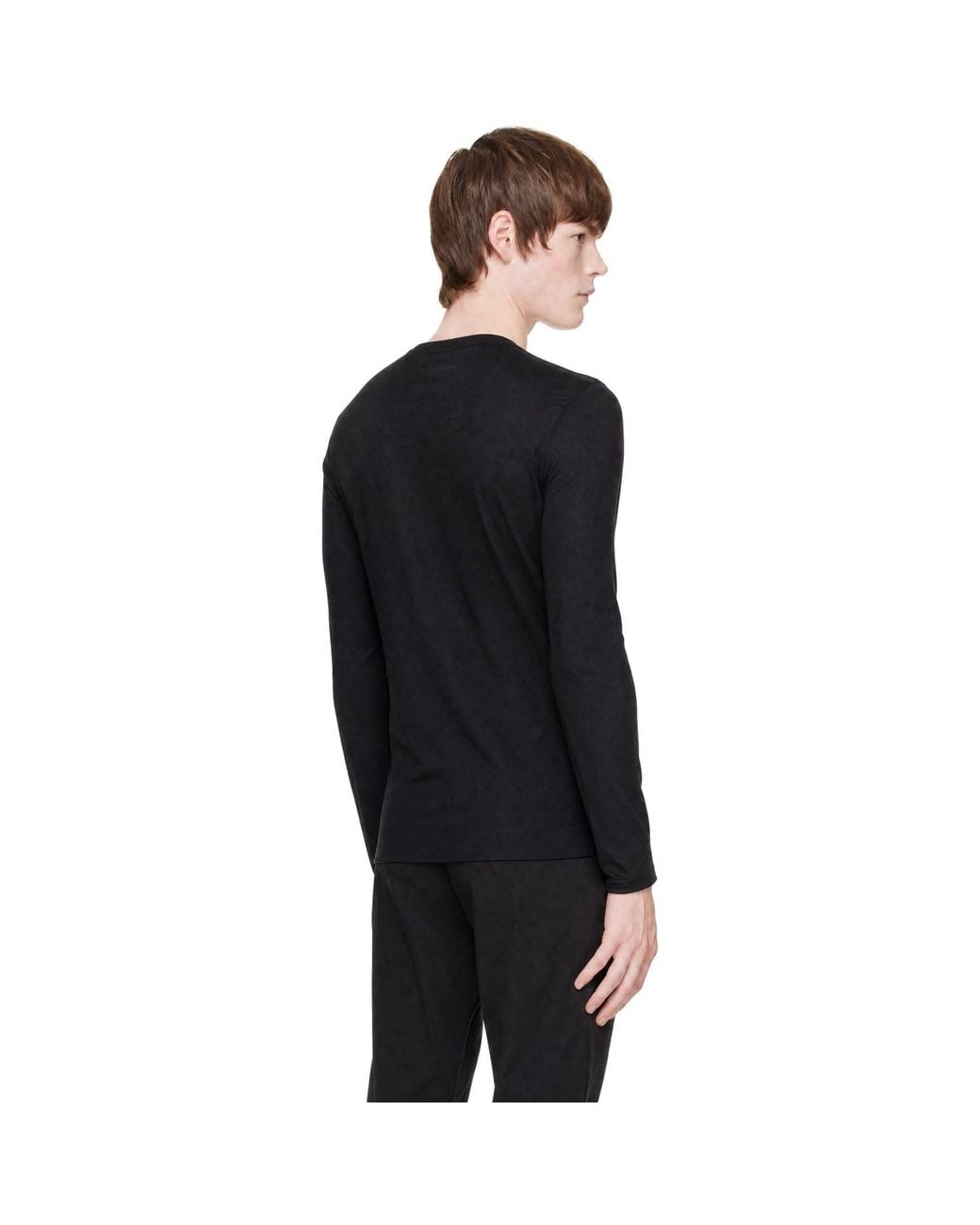Dries Van Noten Black Fitted Jersey Cardigan for men