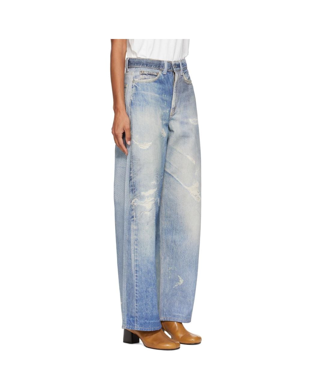 Our Legacy Blue Full Cut Jeans