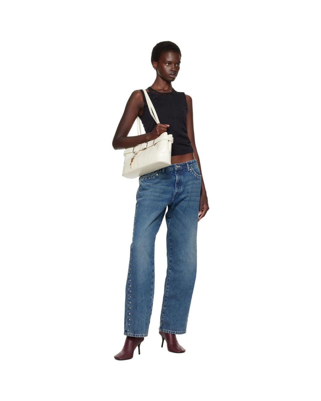 OSOI Natural Off- Shoulder Brocle Bag