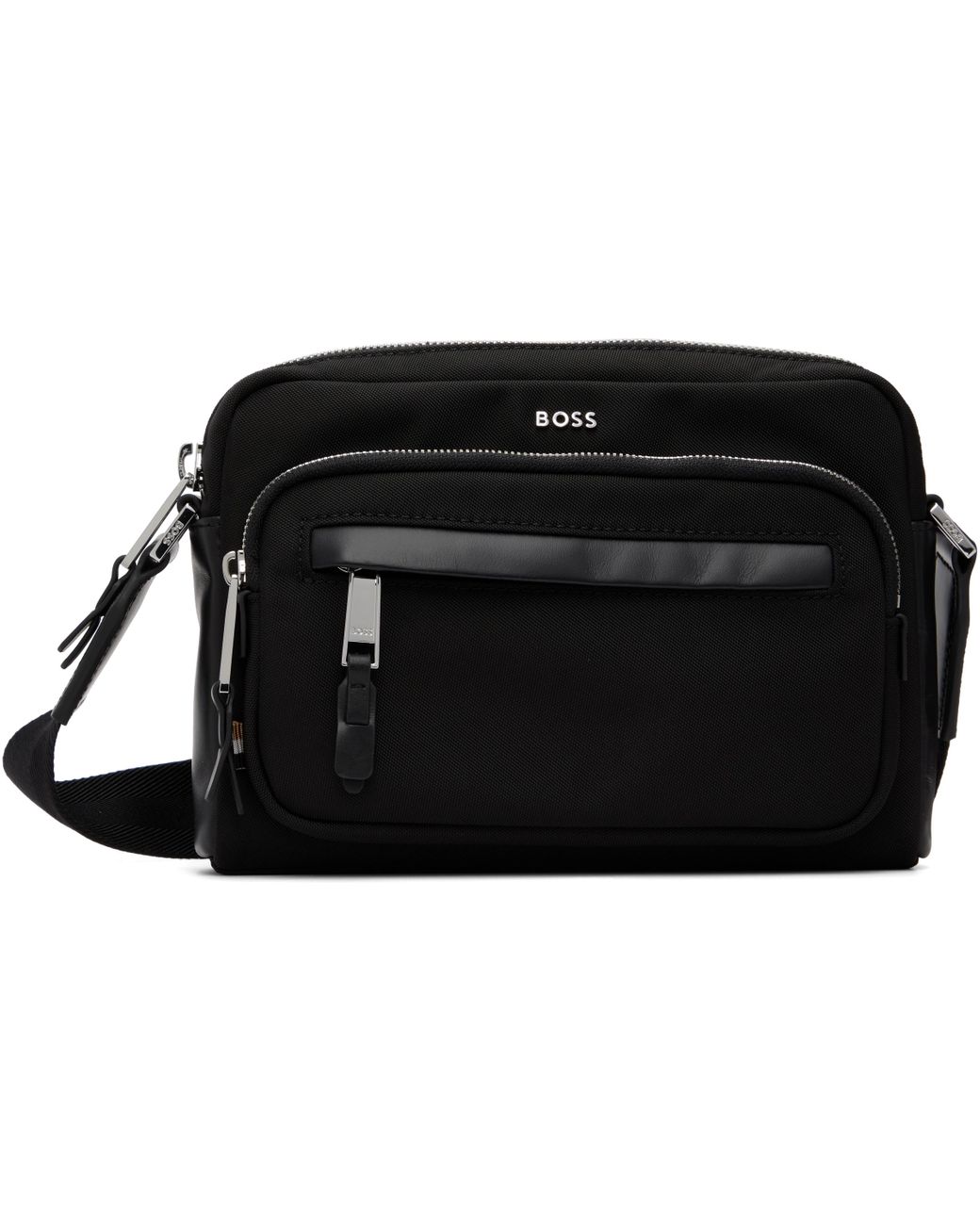 BOSS ボス★ブラック ロゴハードウェア バッグ メンズ BOSS ブラック ロゴハードウェア バッグ ブラック | Lyst