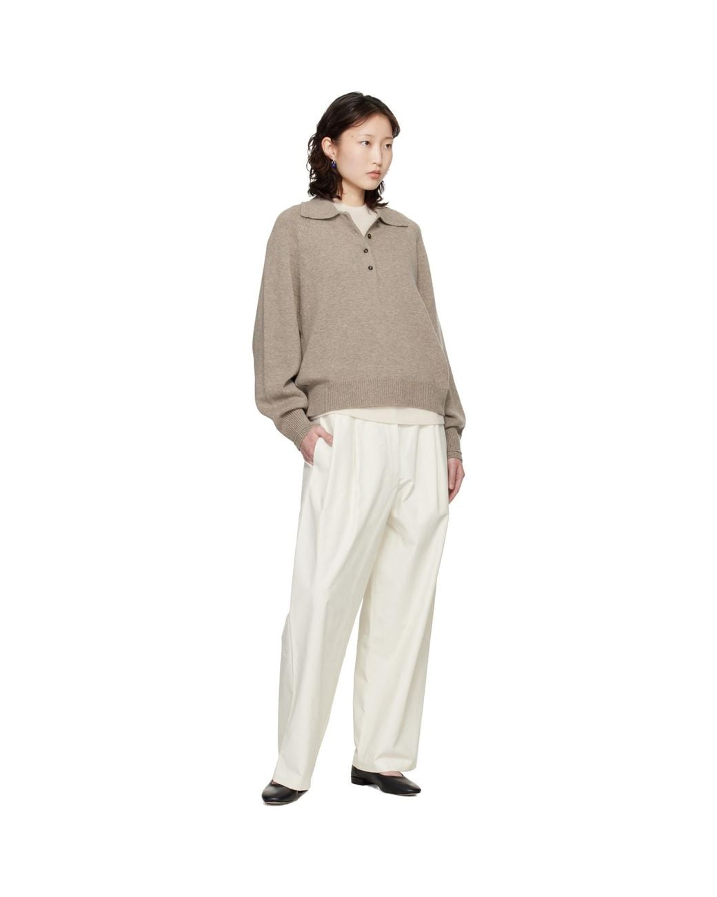 Cordera White Technical Tailored Trousers