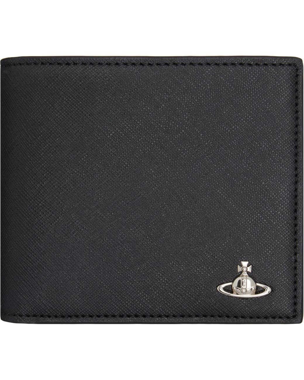 Vivienne Westwood Black Coin Pocket Wallet for men