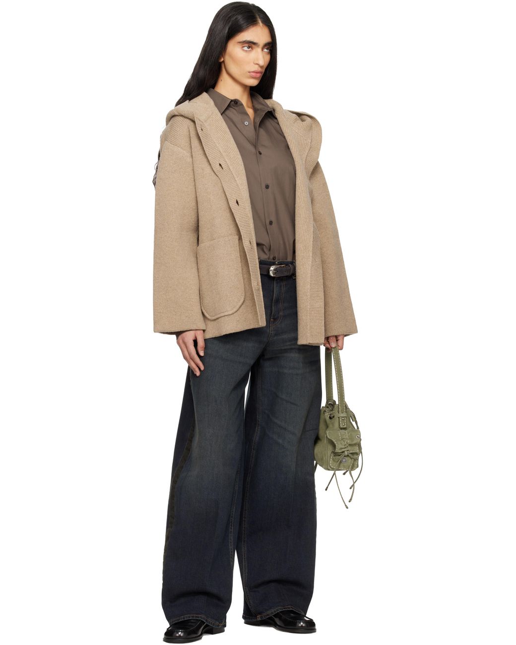 6397 Black Tuxedo Roomy Jeans