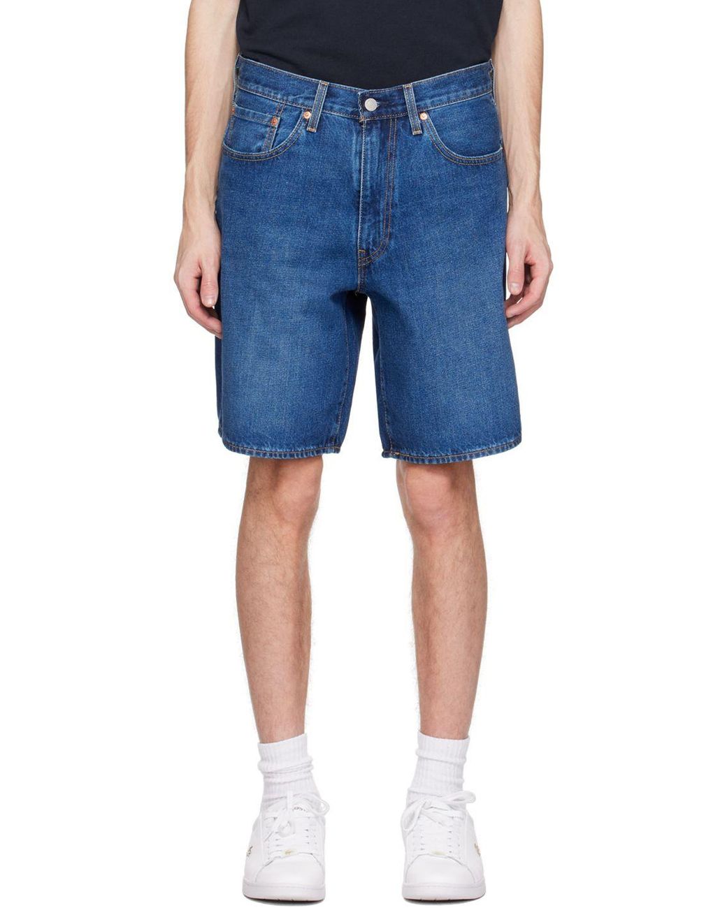 Levi's 479 Stay baggy Denim Shorts in Blue for Men | Lyst