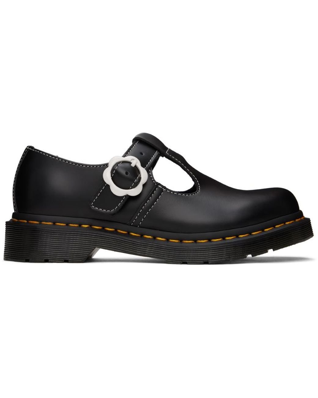Dr. Martens Polley Flower Loafers in Black Lyst Canada