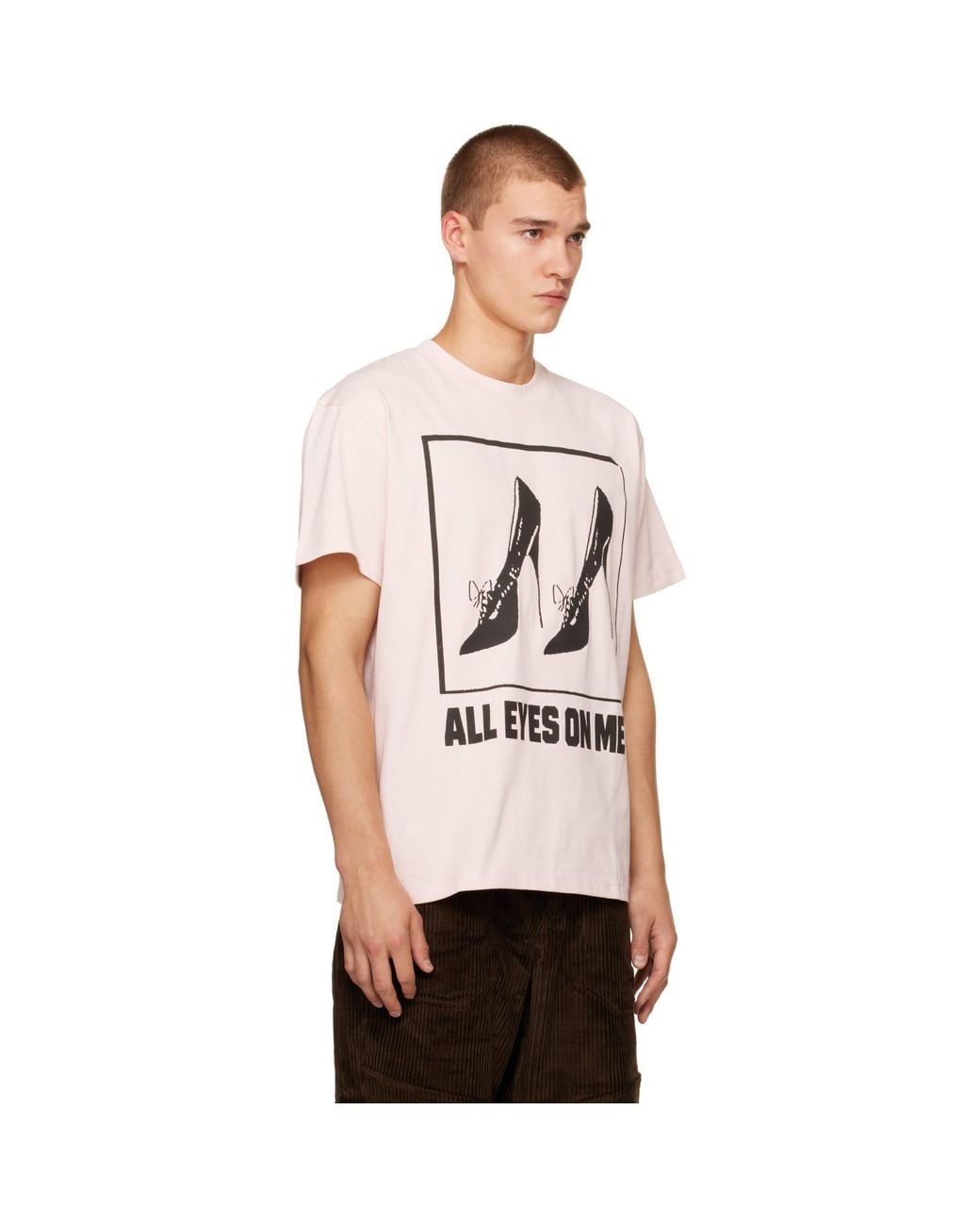 VAQUERA Natural 'All Eyes On Me' T-Shirt for men
