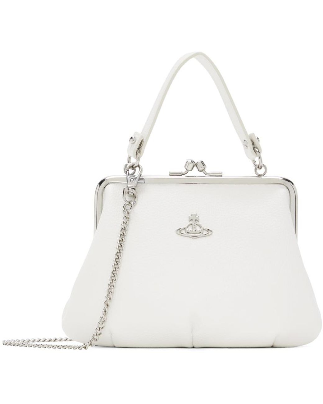 Vivienne Westwood Granny Frame Bag in White | Lyst