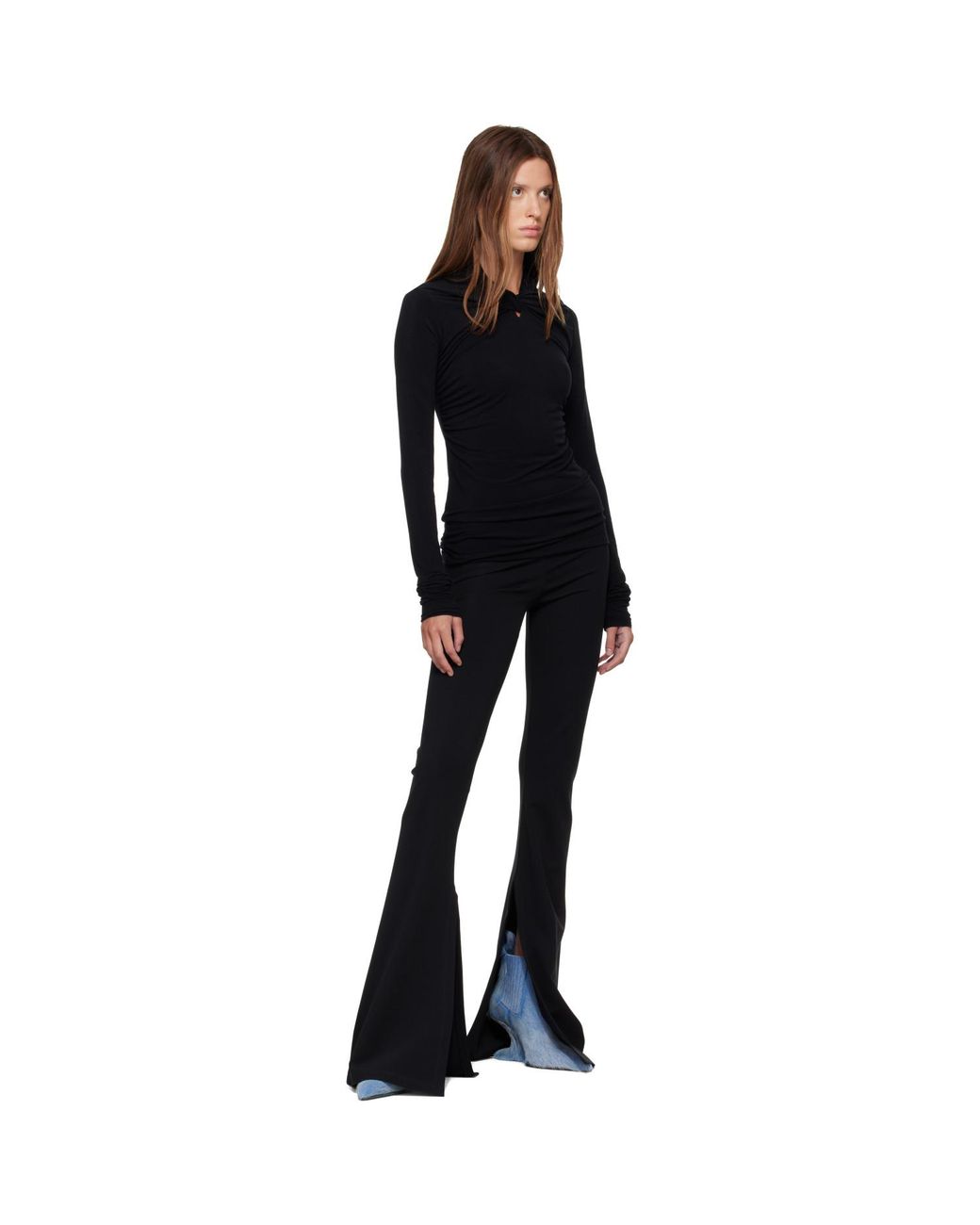 Rick Owens Black Tower Kairo Ls T-Shirt