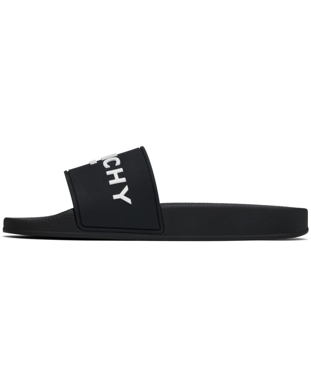 Givenchy Black Rubber Pool Slides for men