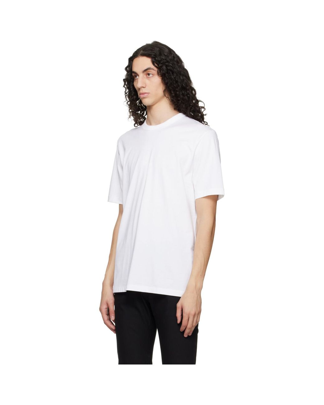 Boss Black Three-Pack Crew-Neck Cotton T-Shirts for men