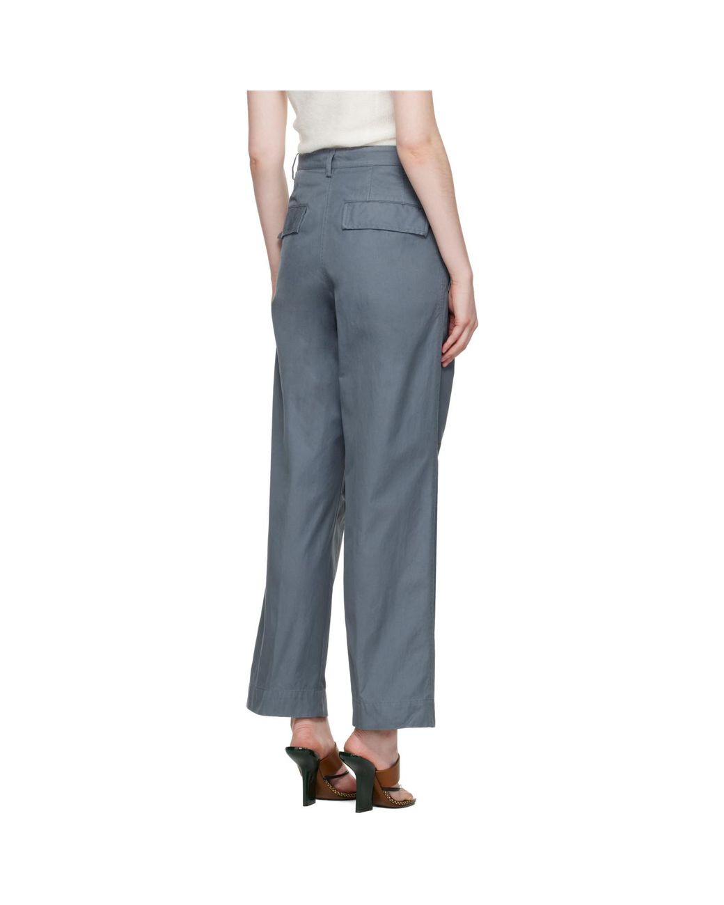 Dries Van Noten Black Cotton Trousers