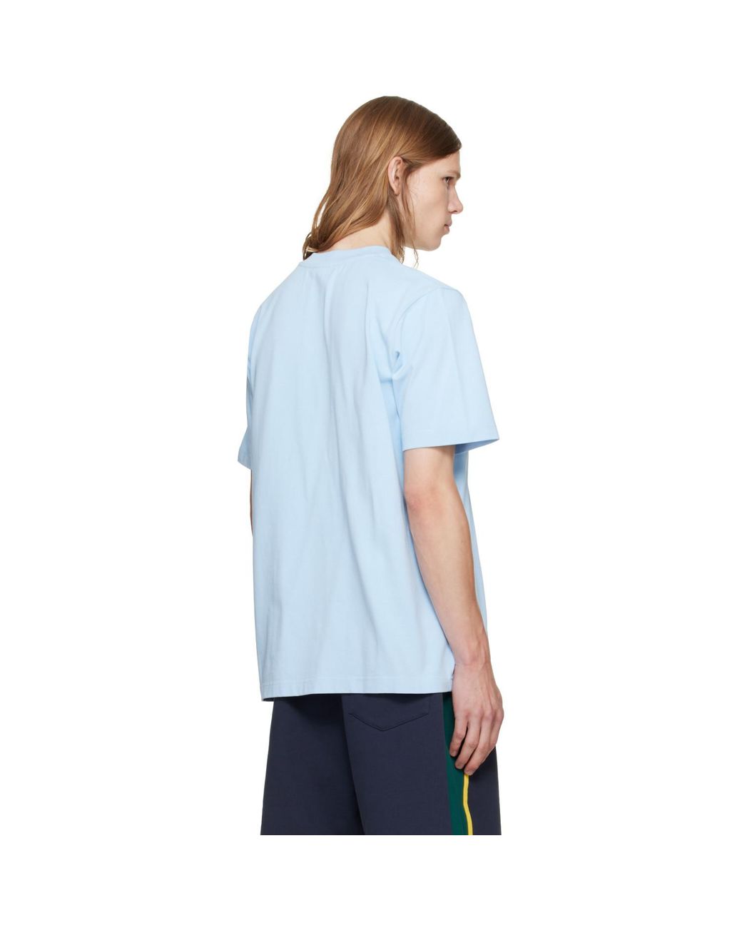 Casablanca Blue Core Logo T-Shirt for men
