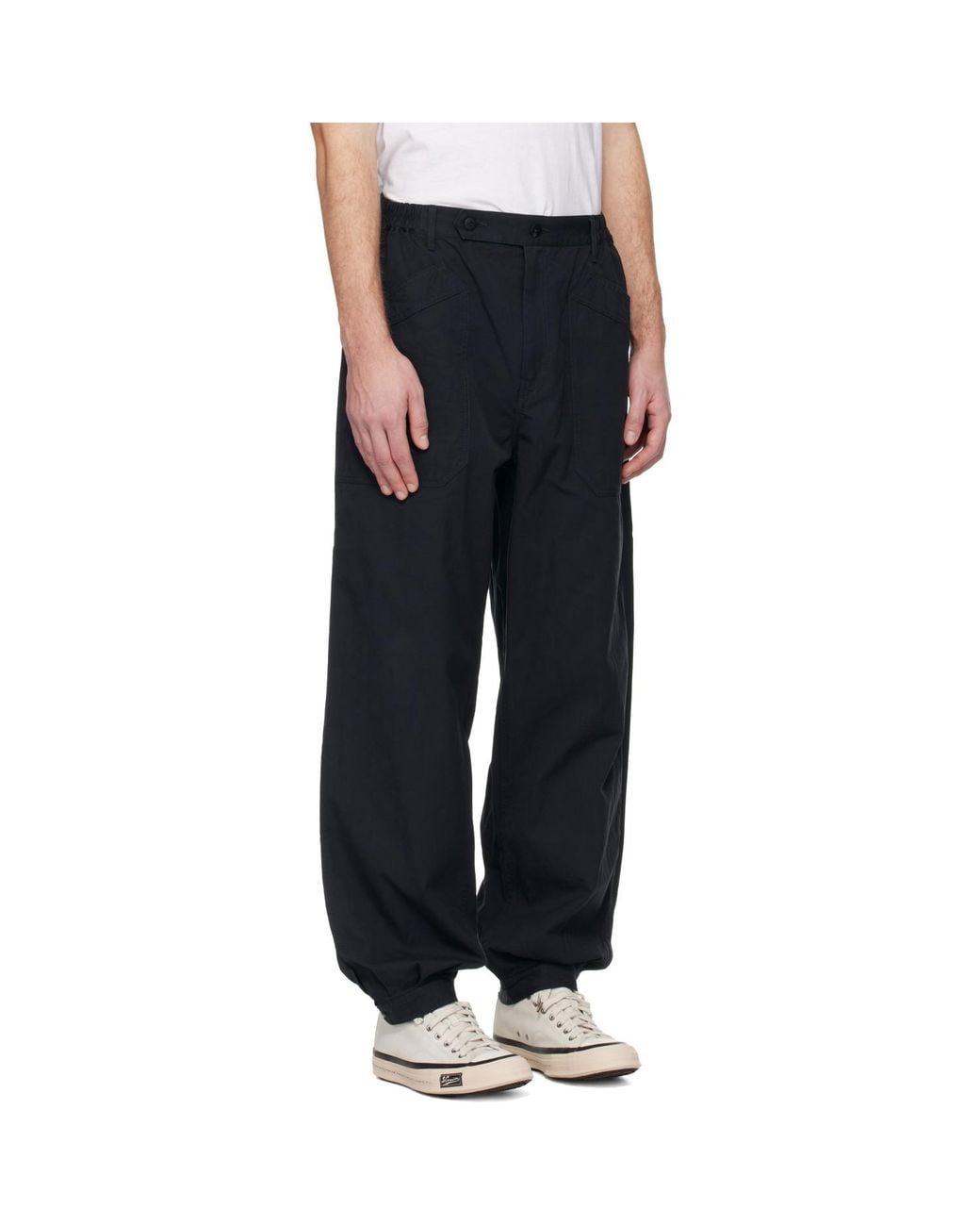 Visvim Black Carrol Trousers for men