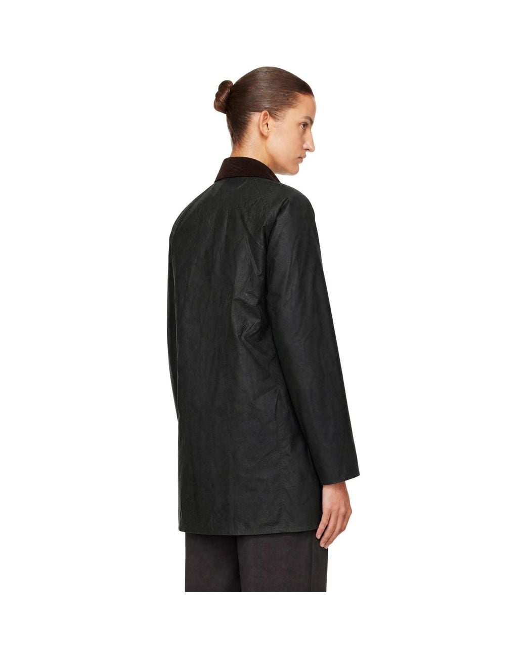 Barbour Black Beaufort Waxed Jacket