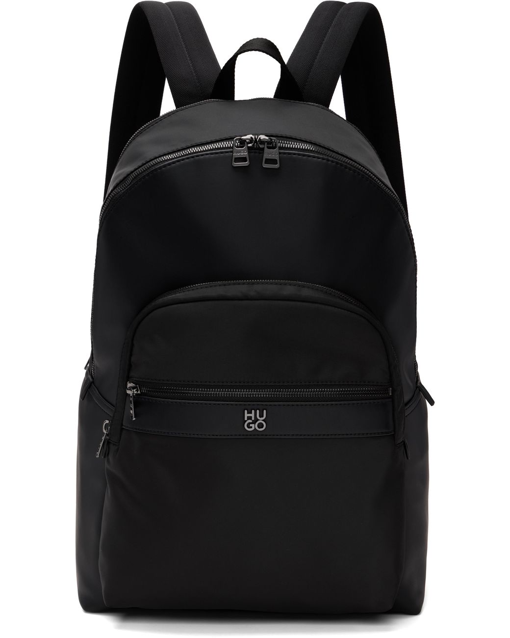 HUGO Bonded Logo Backpack in Black for Men | Lyst UK