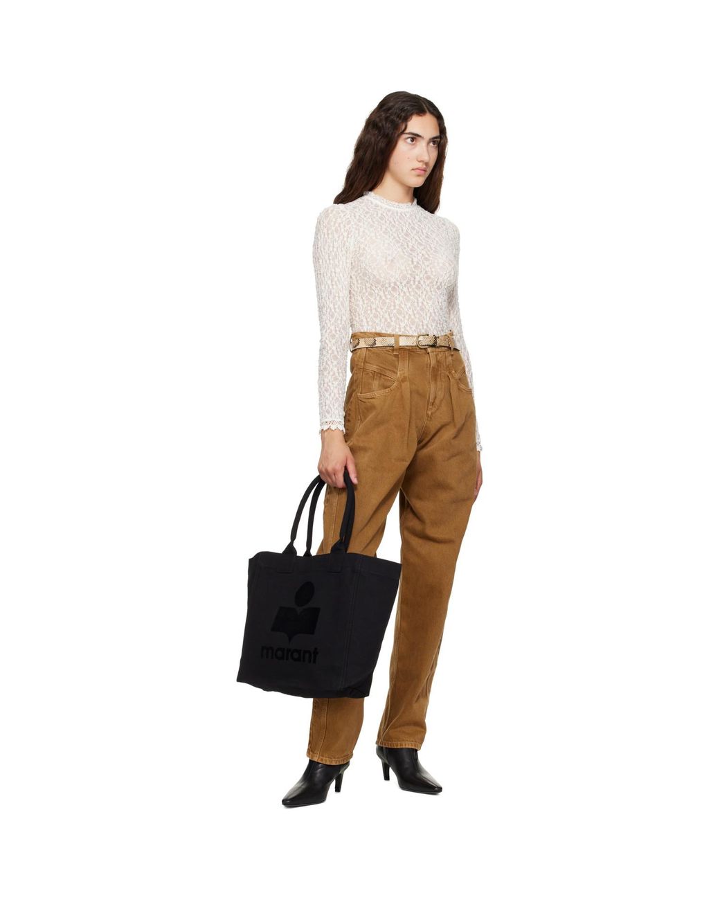 Isabel Marant Black Small Yenky Tote
