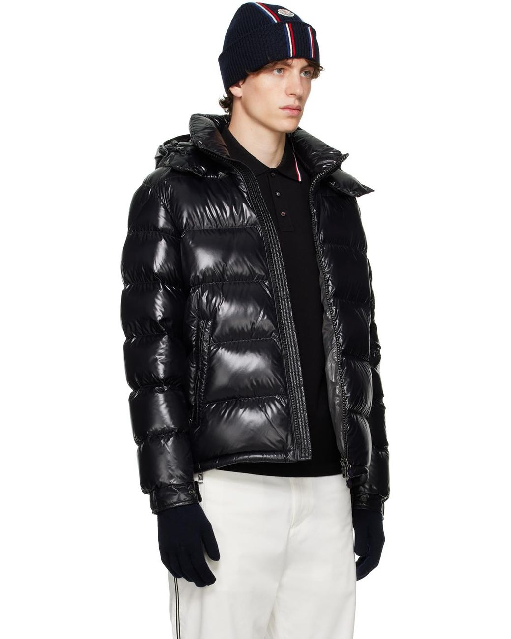Moncler Black Maya Down Jacket for Men Lyst UK