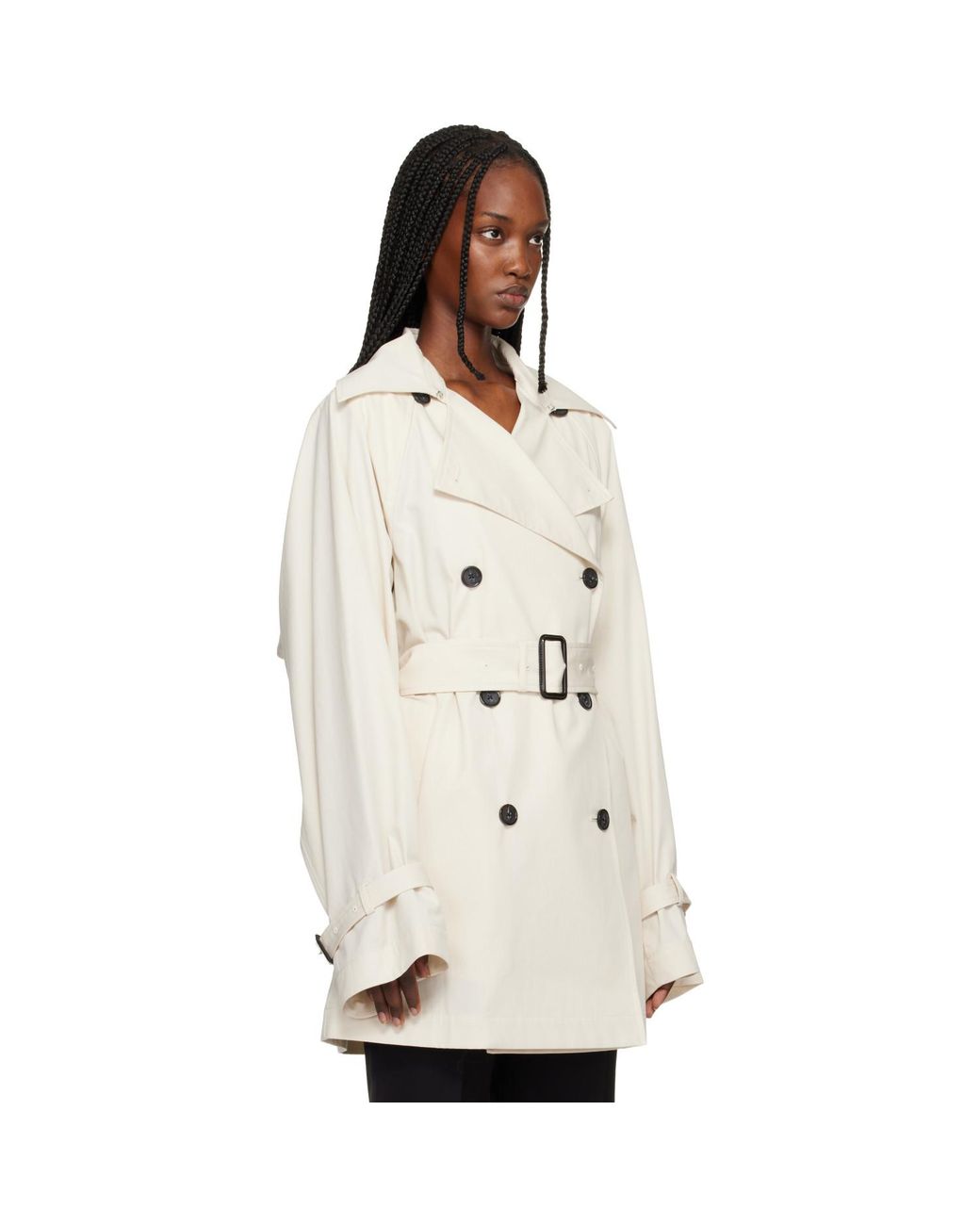 Totême Natural Off- Washed Cotton Trench Coat