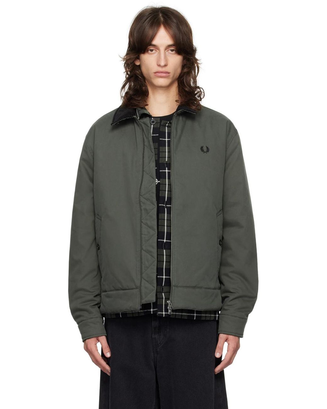 Fred Perry Caban Jacket in Black for Men | Lyst Fred Perry Caban Jacket in Black for Men | Lyst