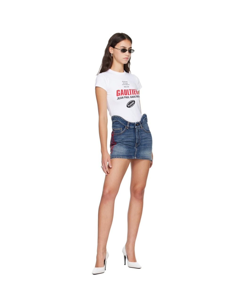 Jean Paul Gaultier Blue 'The Gaultier' Baby T-Shirt