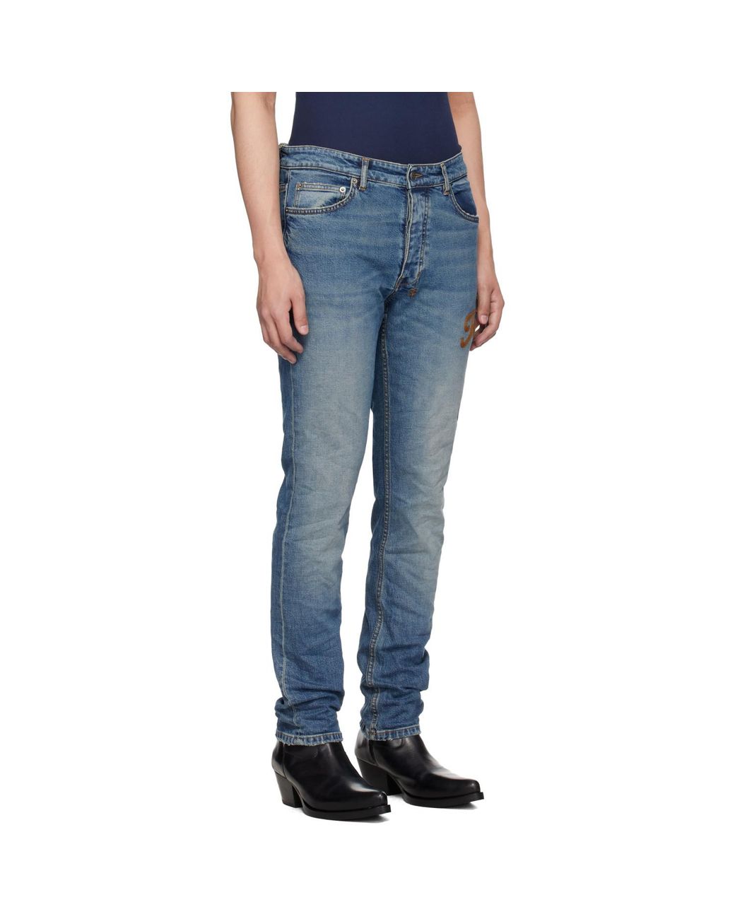 Ksubi Blue Chitch Relik Jeans for men