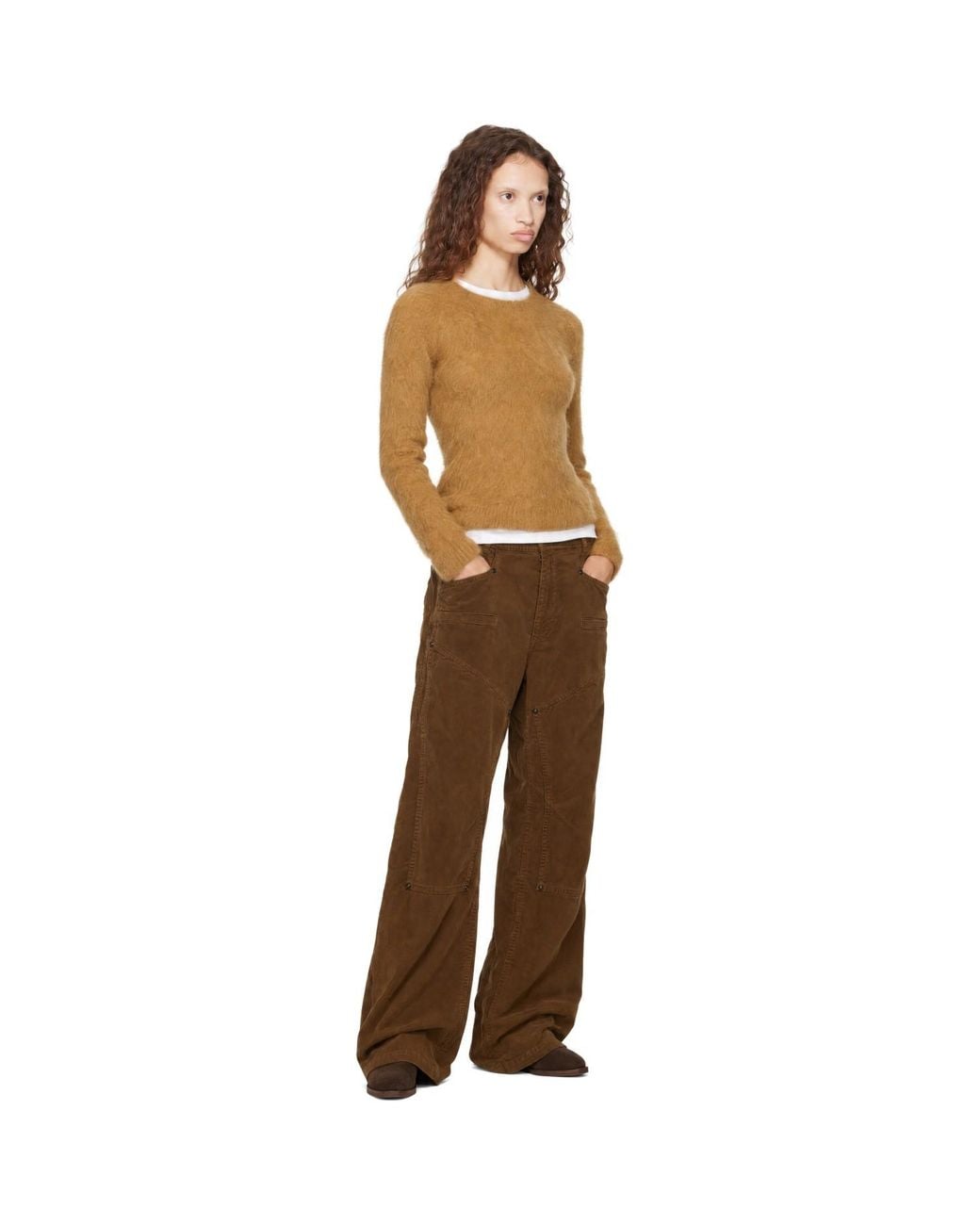 Isabel Marant Brown Emmi Trousers
