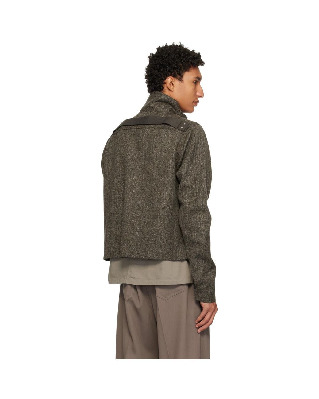 Rick Owens Brown Tower Alice Jacket for men