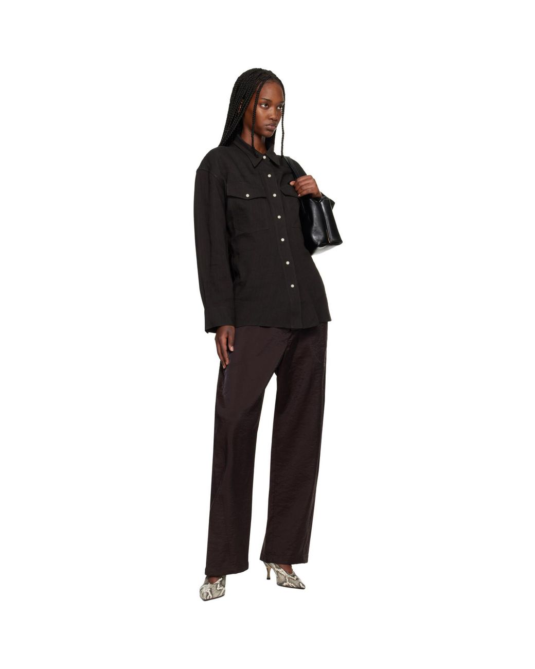 Studio Nicholson Black Hera Trousers