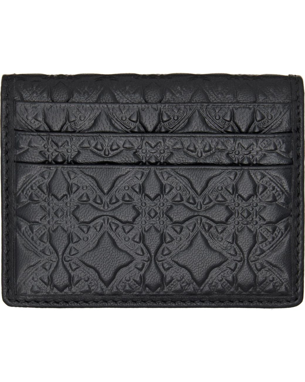 Vivienne Westwood Black Bifold Card Holder for men