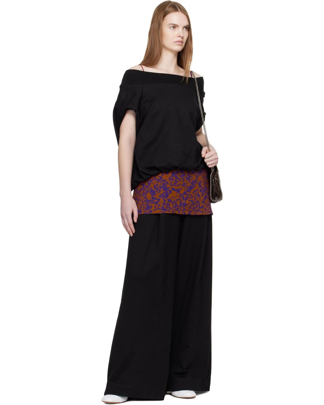 Dries Van Noten Black Loose Sweatpants