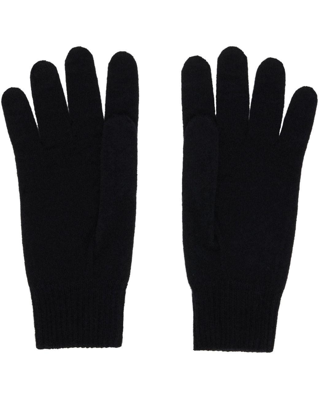 The Row Black Leomarie Gloves