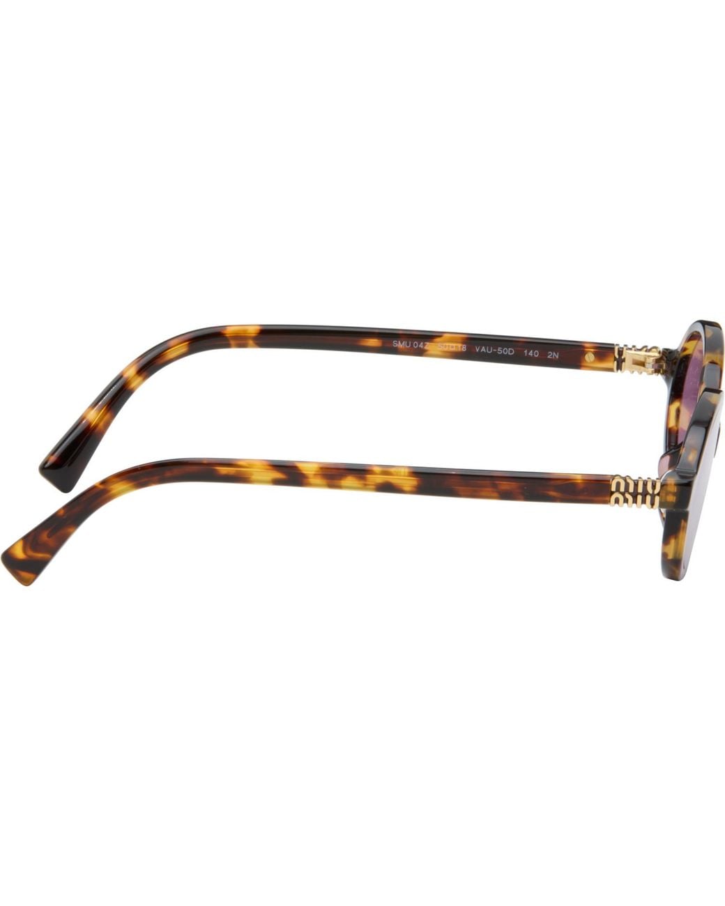 Miu Miu Black Miu Regard Sunglasses
