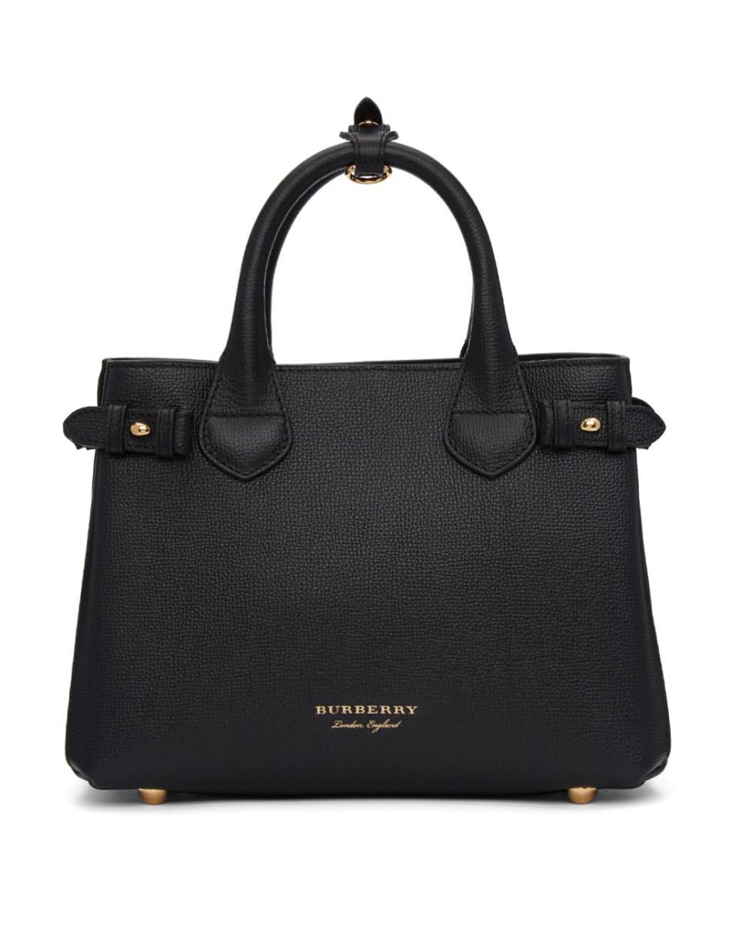 Burberry Black Banner Tote | Lyst