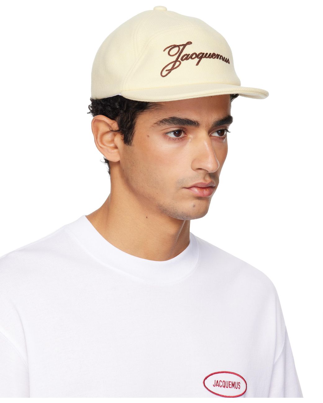 Jacquemus 'The Lana Baseball' Cap in White for Men | Lyst