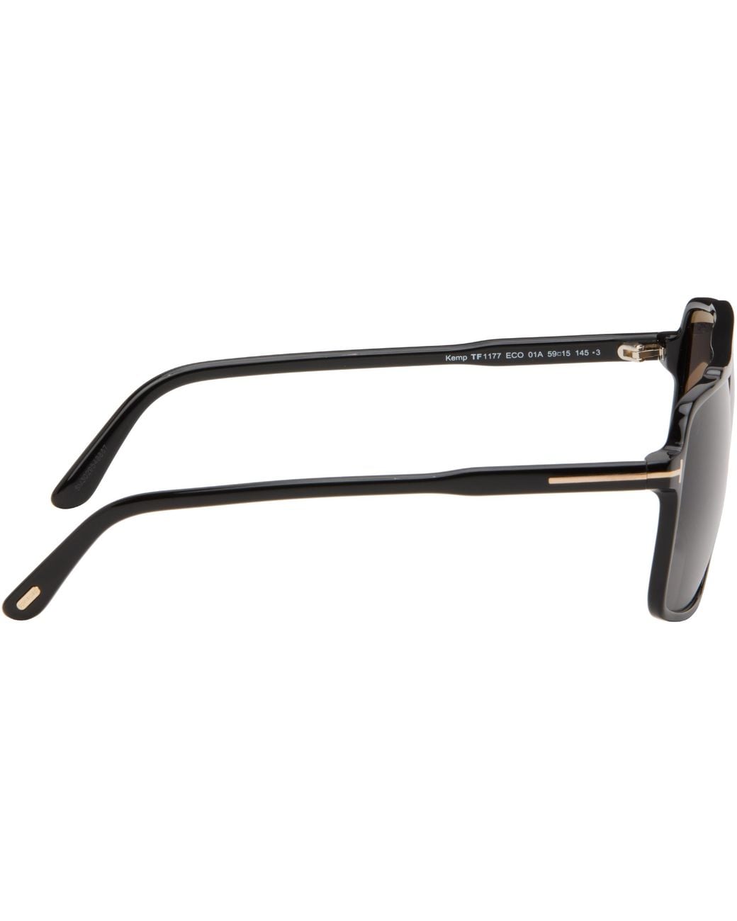 メンズ Tom Ford ブラック Kemp サングラス Black