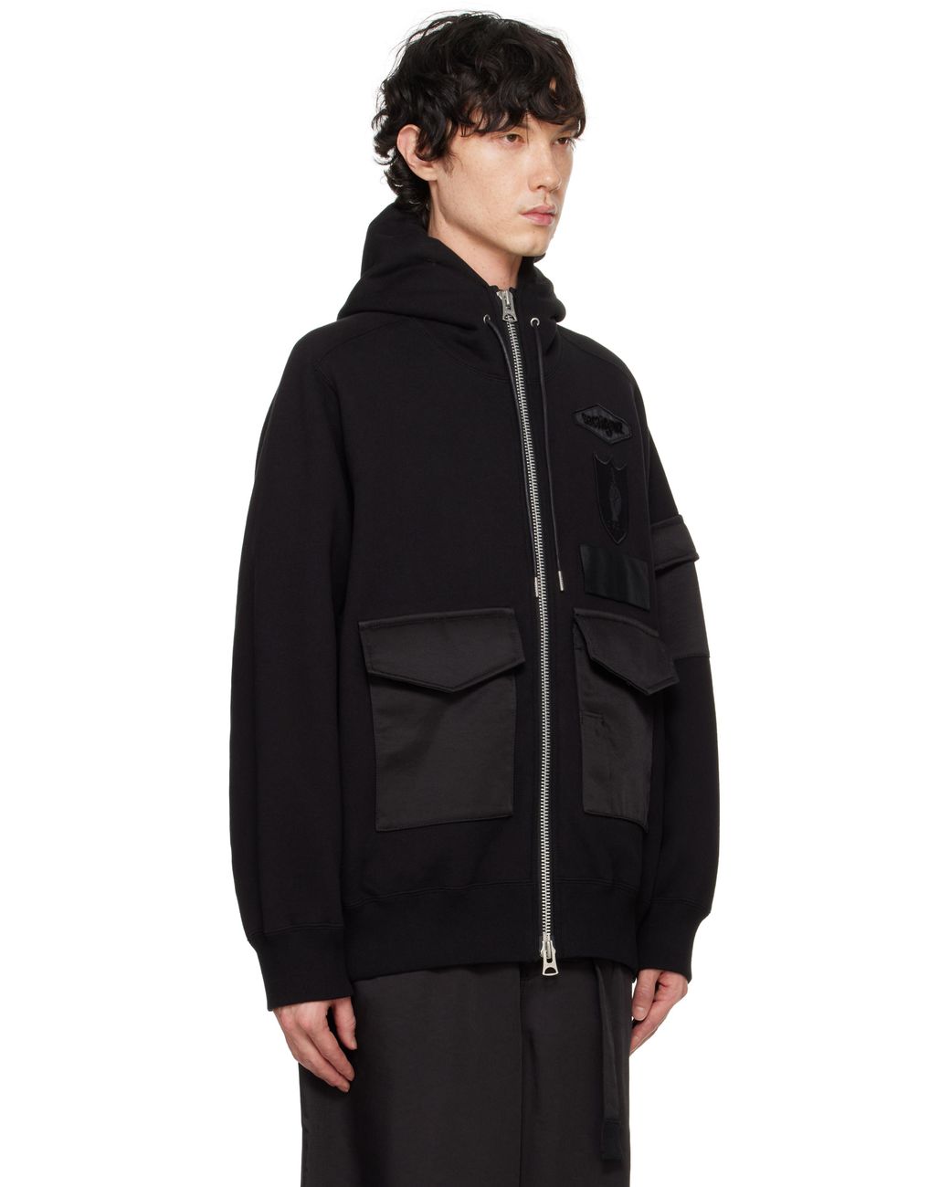 すぐ発送☆【sacai】x SPIEWAK Gonz Multi Patch Cotton Hoodie sacai-001-BLACK-Spiewak-Gonz.jpeg