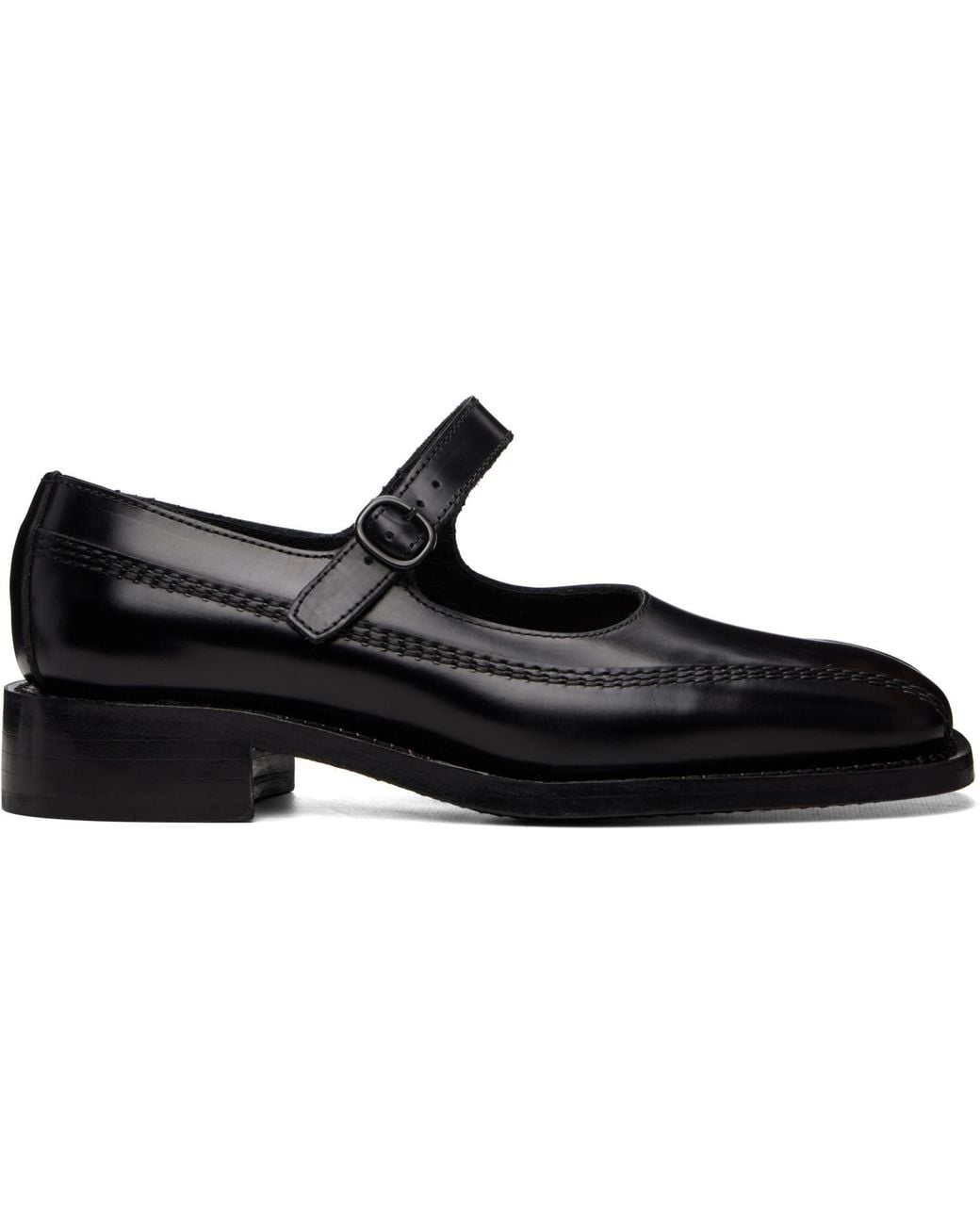 Hereu Black Sio Polished Loafers