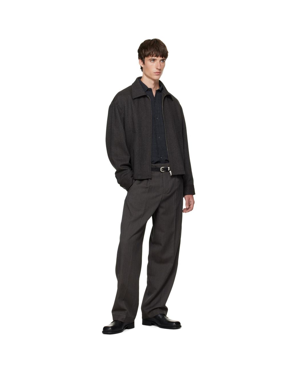 mfpen Black Mail Jacket for men