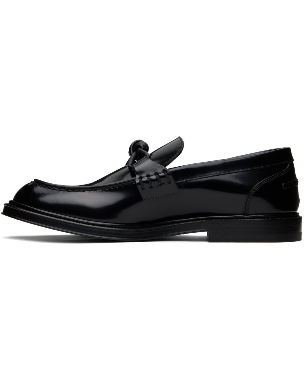 Bottega Veneta Black Astaire Loafers for men