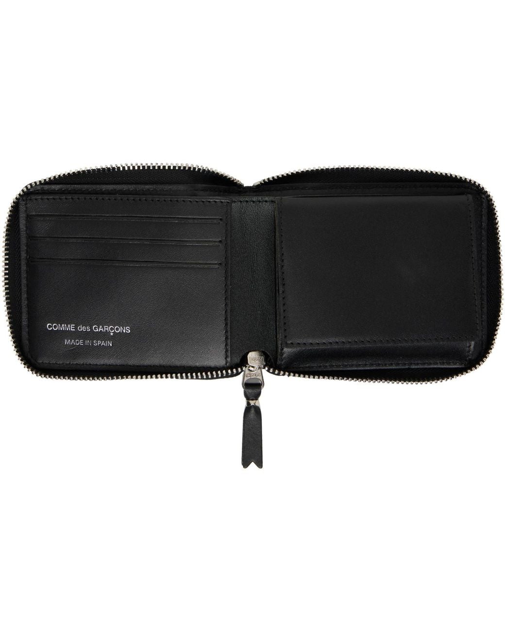 Comme des Garçons Black Eyelet Wallet for men
