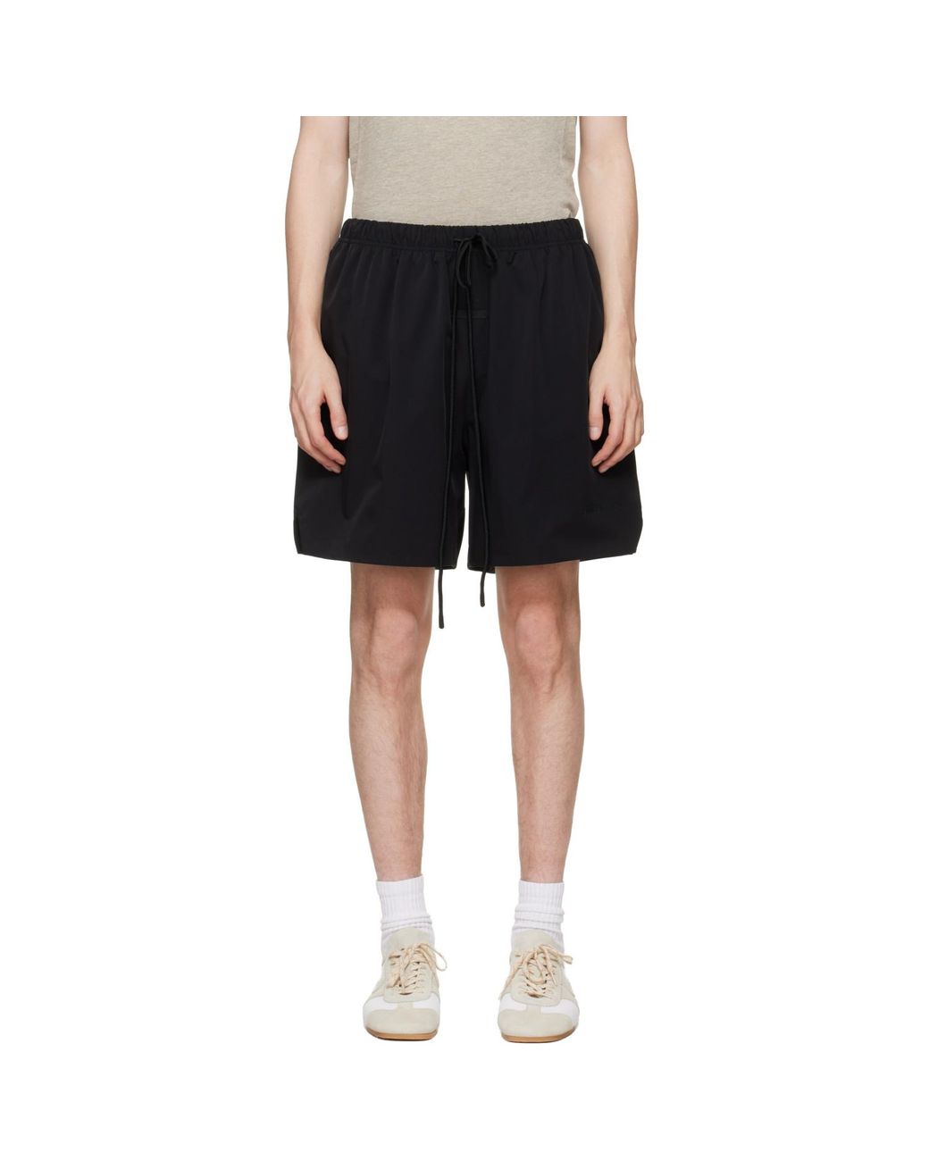 Fear Of God Black Active Trace Classic Split Shorts for men