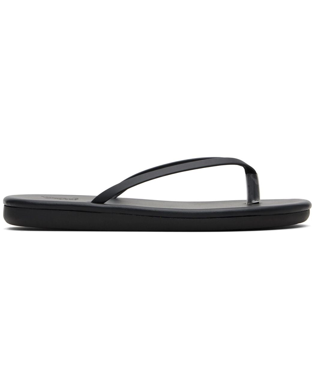 Ancient Greek Sandals Black Saionara Flip-Flops