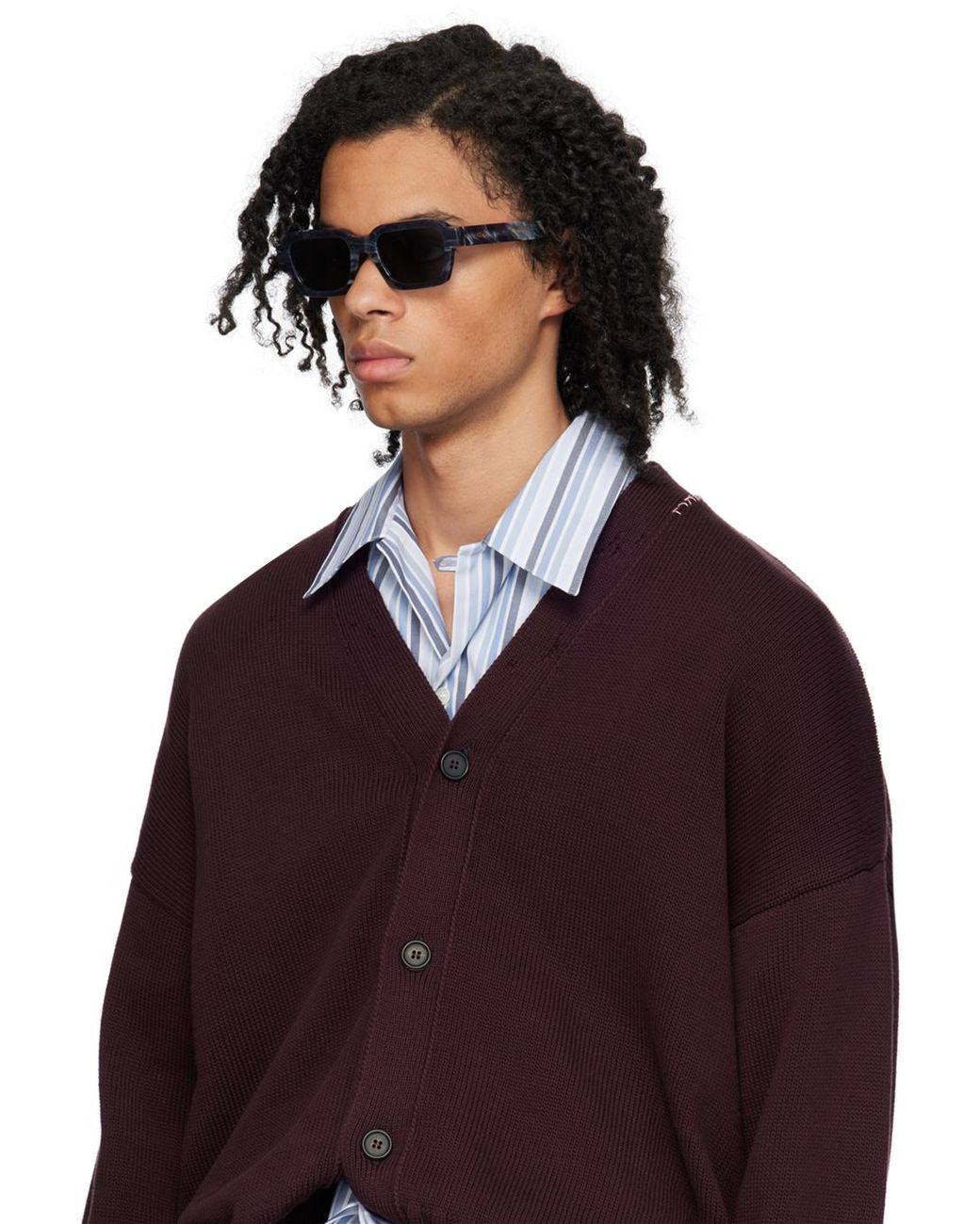 Retrosuperfuture Black Caro Sunglasses for men