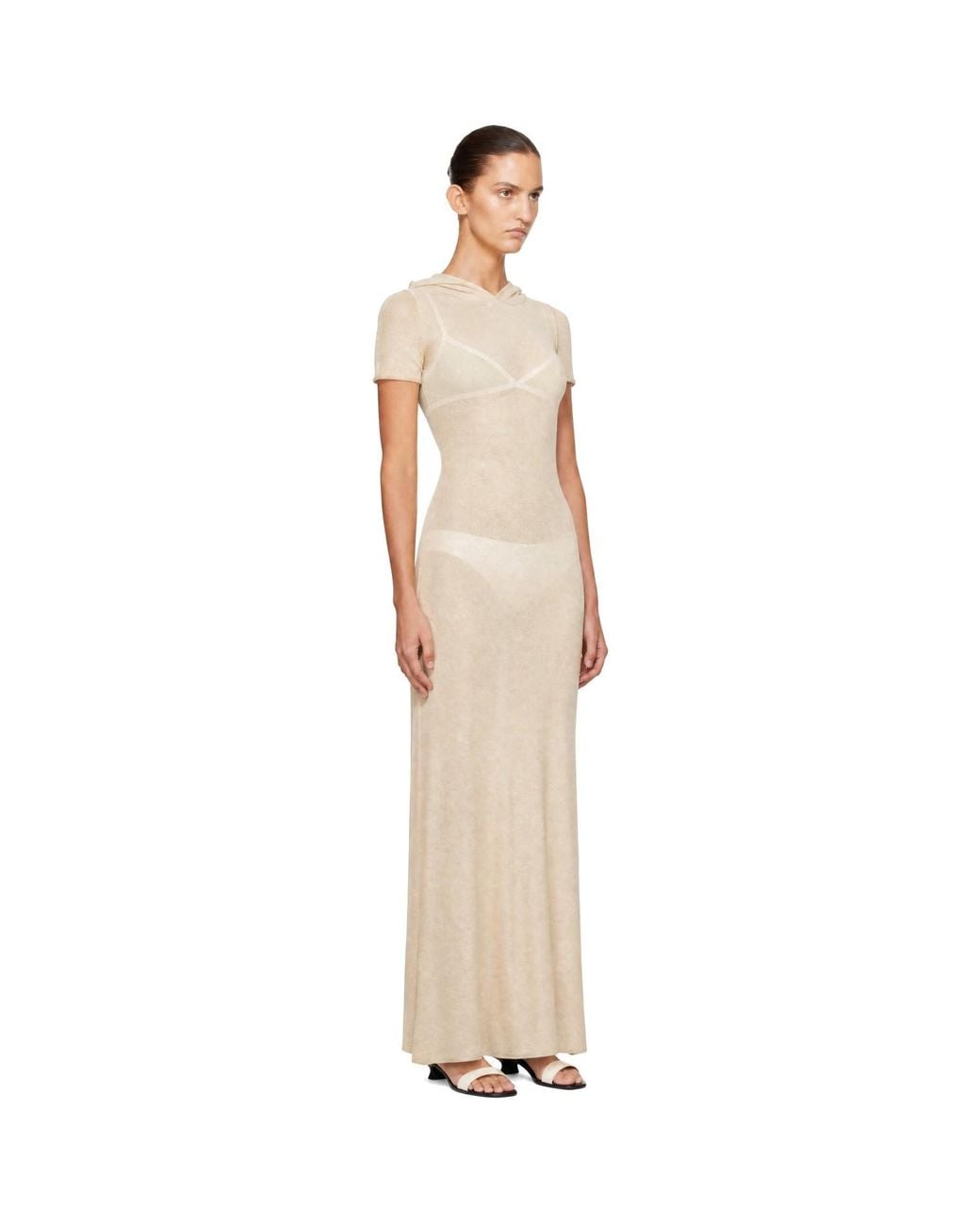 Paloma Wool Natural Intro Maxi Dress