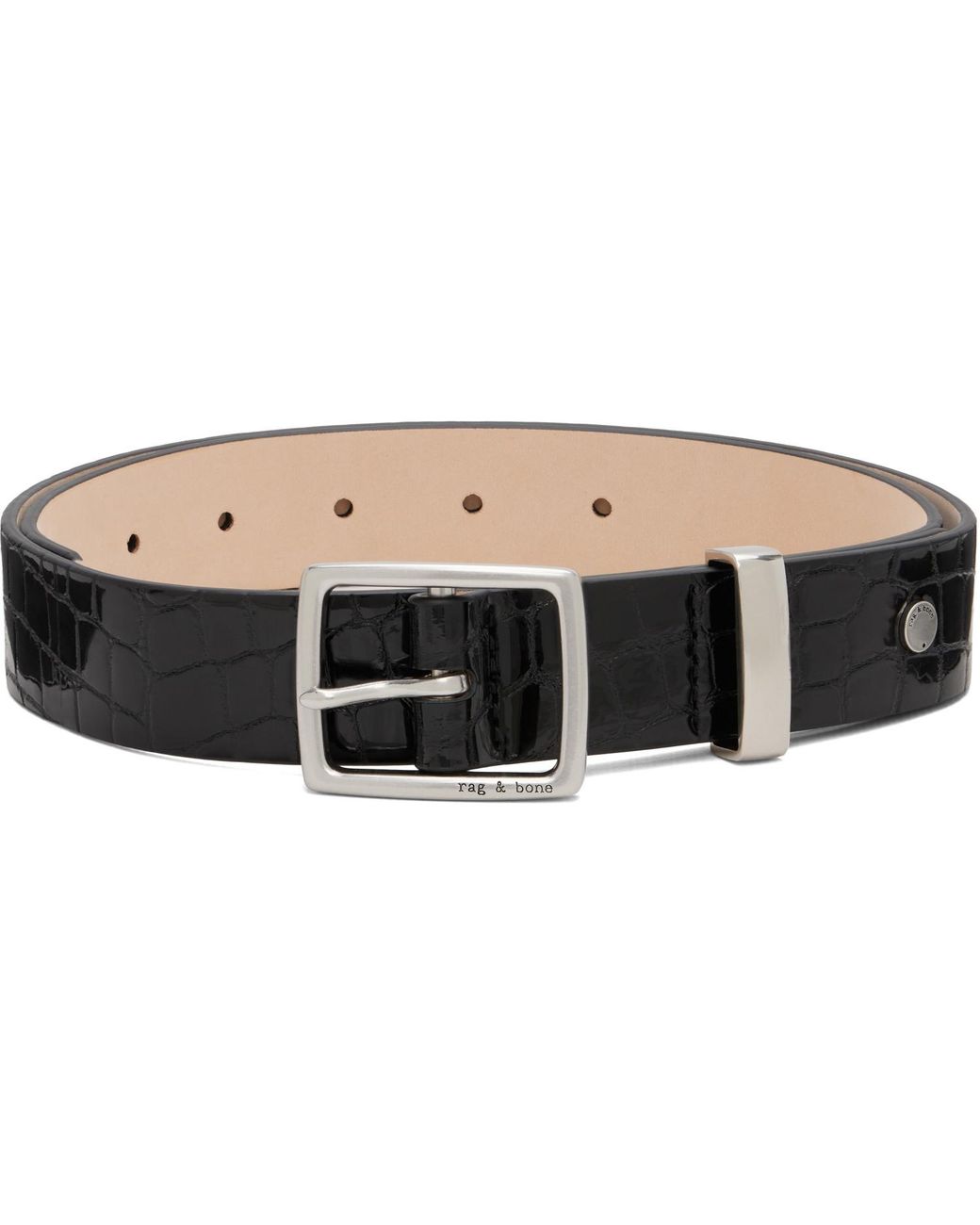 Rag & Bone Black X Boyfriend Leather Belt